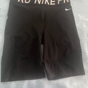 Nike Women's Black Pro Athletic Shorts